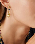 Marco Bicego Jewellery - Earrings - Drop OB1860-MIX02 MB 18KY Africa 3 Mixed Gem Drop Earrings
