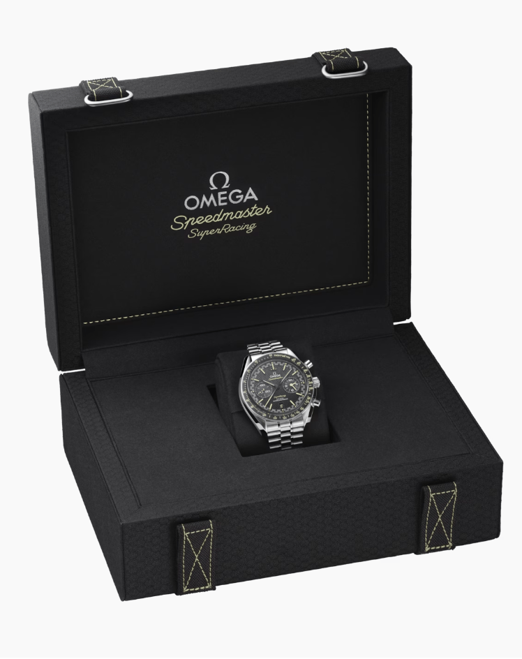 OMEGA Speedmaster Super Racing 44.25MM Touch of Gold Fine Jewellery An Official Rolex Retailer