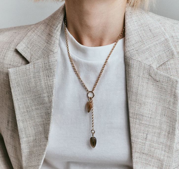 BY PARIAH 14K Gold Belcher Collector Chain Necklace