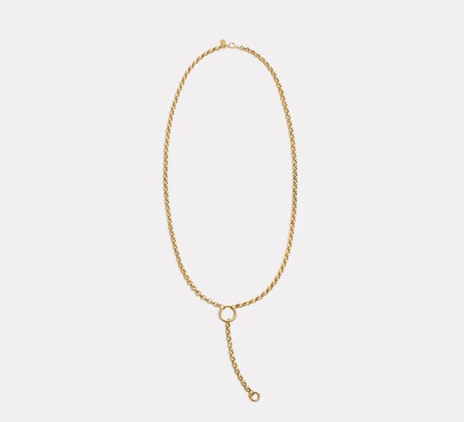 BY PARIAH 14K Gold Belcher Collector Chain Necklace