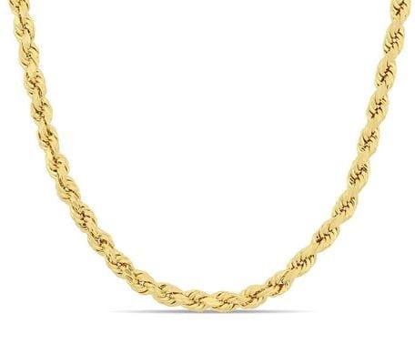 Rich Jewellery Jewellery - Necklace Rich 10K Yellow Gold 20" Rope Chain