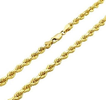 Rich Jewellery Jewellery - Necklace Rich 10K Yellow Gold 20" Rope Chain