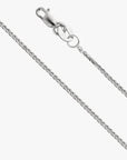 Rich Jewellery Jewellery - Necklace Rich 14K White Gold 1mm 18 Inch Wheat Chain