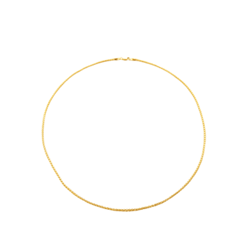 Rich Jewellery Jewellery - Necklace Rich 14K Yellow Gold Medium 18" Wheat Link Chain