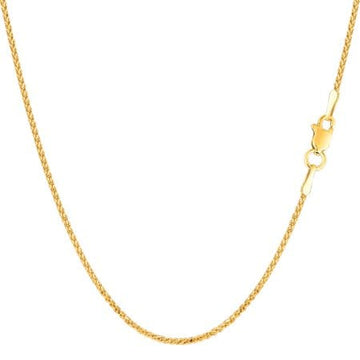 Rich Jewellery Jewellery - Necklace Rich 14K Yellow Gold 20" Wheat Link Chain