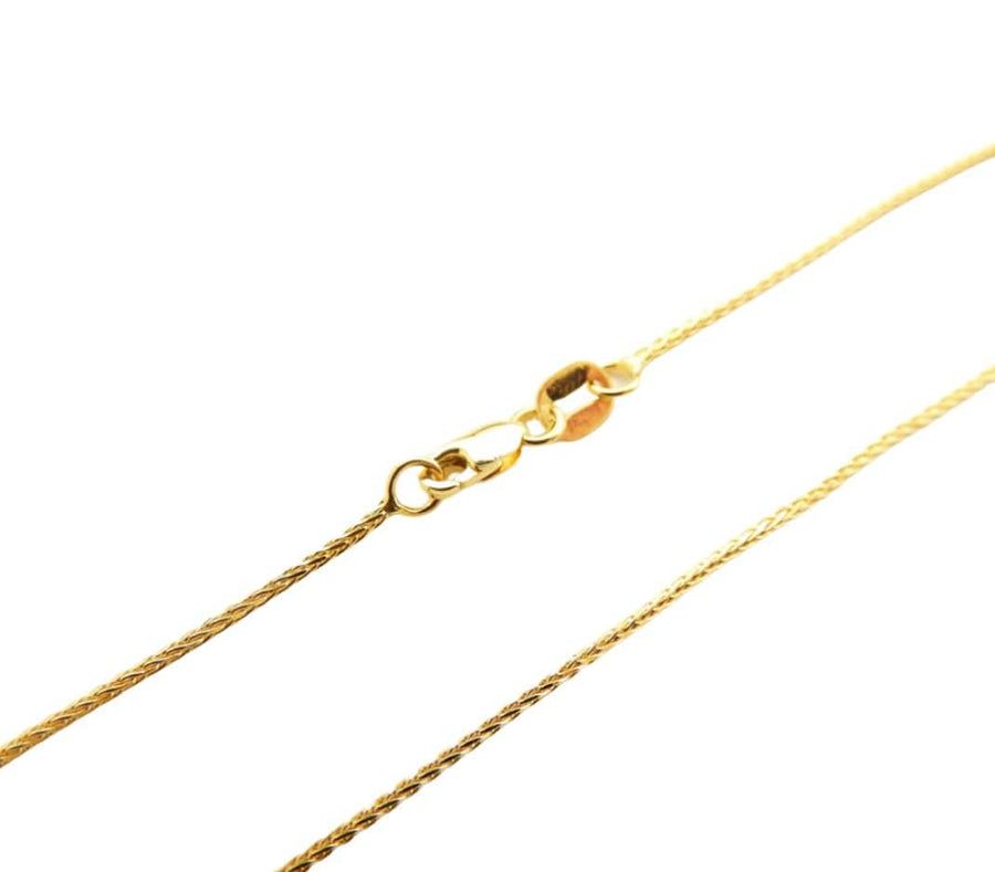 Rich Jewellery Jewellery - Necklace Rich 14K Yellow Gold Fine 18" Wheat Chain