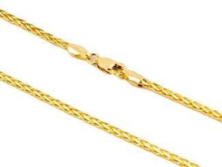 Rich Jewellery Jewellery - Necklace Rich 14K Yellow Gold Heavy 20" Wheat Chain