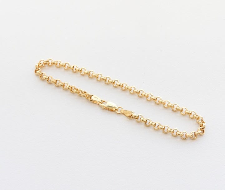 Rich Jewellery Jewellery - Bracelet Rich 14K Yellow Gold Rolo Link Bracelet