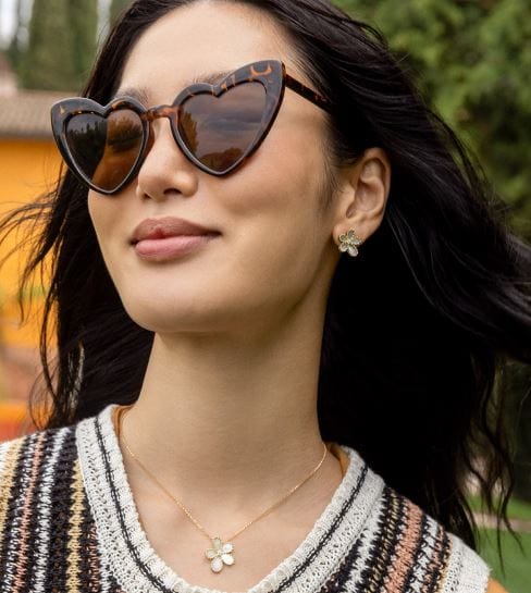 Roberto Coin Inc. Jewellery - Necklace Roberto Coin 18K Jasmine Diamond Mother of Pearl Flower Necklace