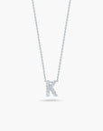 Roberto Coin Inc. Jewellery - Necklace Roberto Coin 18K White Gold Diamond Love Letter K Necklace
