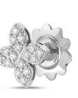 Roberto Coin Inc. Jewellery - Earrings - Stud Roberto Coin 18K White Gold Love in Verona Pave Diamond Studs