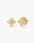 Roberto Coin Inc. Jewellery - Earrings - Stud Roberto Coin 18K Yellow Gold Mini Venetian Princess Diamond Studs