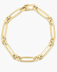 Roberto Coin Inc. Jewellery - Bracelet Roberto Coin 18K Yellow Gold Mixed Link Chain Bracelet