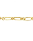Roberto Coin Inc. Jewellery - Bracelet Roberto Coin 18K Yellow Gold Mixed Link Chain Bracelet