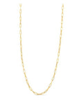 Roberto Coin Inc. Jewellery - Necklace Roberto Coin 18K Yellow Gold Shiny and Fluted Paperclip Chain