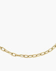 Roberto Coin Inc. Jewellery - Necklace Roberto Coin 18K Yellow Gold Single Diamond Link Paperclip Chain Necklace