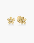 Roberto Coin Inc. Jewellery - Earrings - Stud Roberto Coin 18K Yellow Gold Small Diamond Jasmine Studs