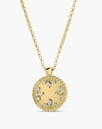 Roberto Coin Inc. Jewellery - Necklace Roberto Coin 18K Yellow Gold Small Venetian Diamond Medallion Neclklace