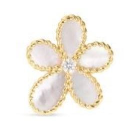 Roberto Coin Inc. Jewellery - Earrings - Stud ROBERTO COIN JASMINE DIAMOND AND MOTHER OF PEARL FLOWER STUD EARRINGS