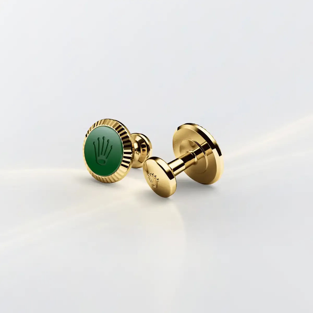 Rolex Cufflinks Rolex ‘Fluted’ cufflinks