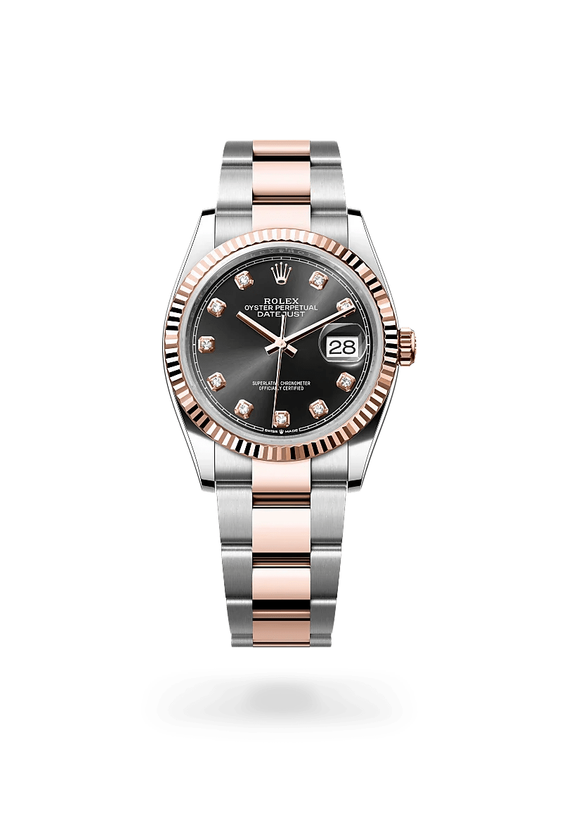 Rolex Datejust in Everose Rolesor - combination of Oystersteel and ...