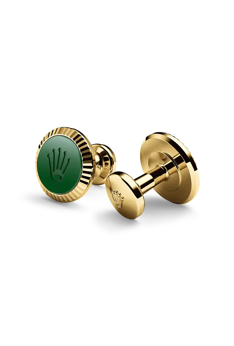 Rolex Cufflinks Rolex ‘Fluted’ cufflinks
