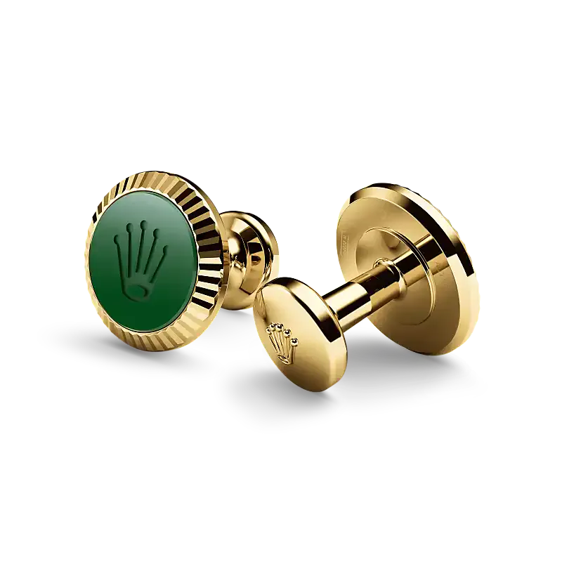 Rolex Cufflinks Rolex ‘Fluted’ cufflinks
