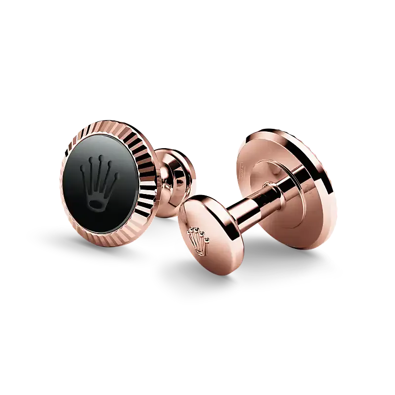 Rolex Cufflinks Rolex ‘Fluted’ cufflinks