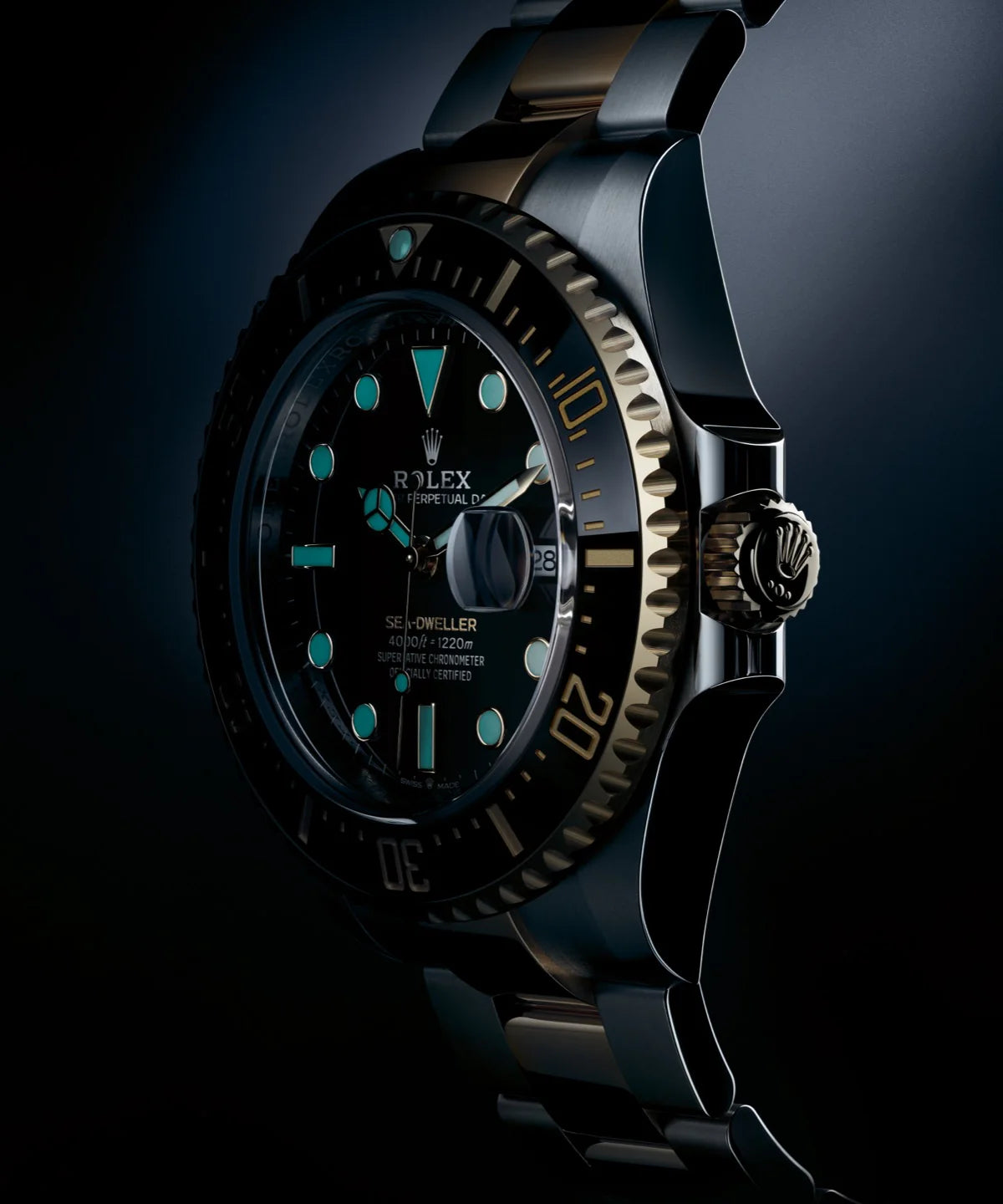 rolex sea-dweller watches - touch of gold