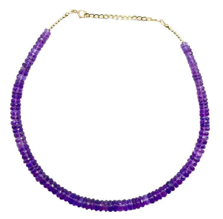 Shakti Jewellery - Necklace Shakti 14K Gold and Amethyst Necklace