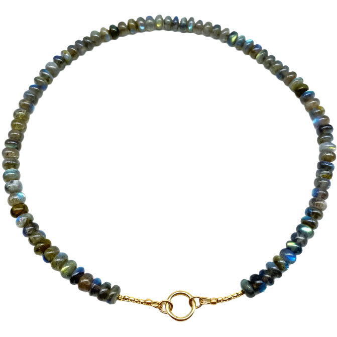 Shakti Jewellery - Necklace Shakti 14K Gold Labradorite Beaded Necklace