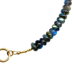 Shakti Jewellery - Necklace Shakti 14K Gold Labradorite Beaded Necklace