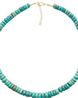 Shakti Jewellery - Necklace Shakti 14K Gold Turquise Bead 19" Inch Necklace