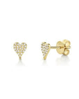 Shy Creation Jewellery - Earrings - Stud Shy Creation 14K Yellow Gold Diamond Pave Mini Studs