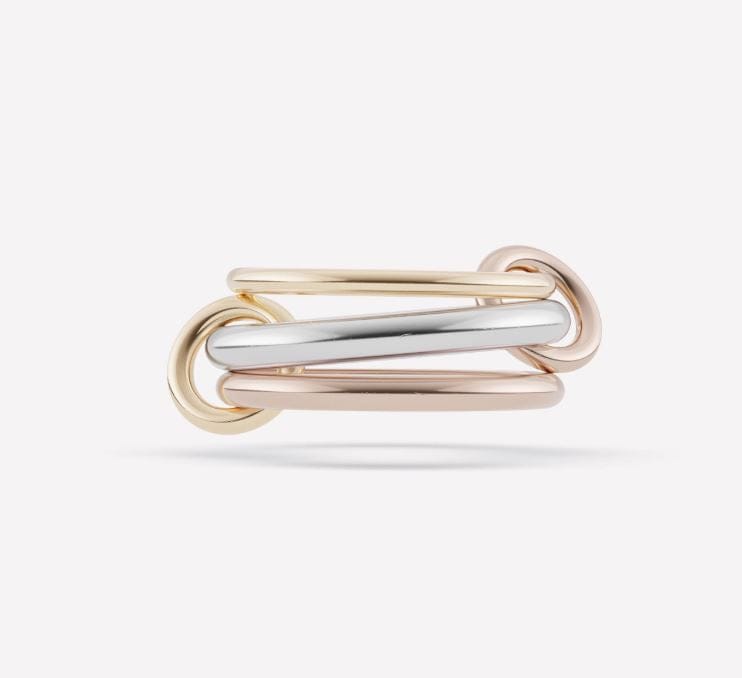 Spinelli Kilcollin Jewellery - Rings Spinelli Kilcollin Capricorn Mix 18k Gold and Sterling Silver Ring