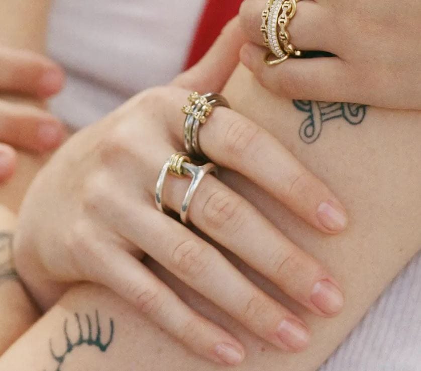 Spinelli Kilcollin Jewellery - Rings Spinelli Kilcollin Phantom SK Silver Ring