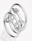 Spinelli Kilcollin Jewellery - Rings Spinelli Kilcollin Sterling Acacia Three Linked Ring Size 7.5