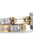 Touch of Gold Jewellery - Bracelet Touch of Gold 14 karat Yellow and White Gold Diamond Line Bracelet
