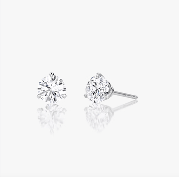 MEMO Vandan Associates Jewellery - Earrings - Stud - LAB Touch of Gold 14k WG 2.11 Carat Lab Diamond Studs