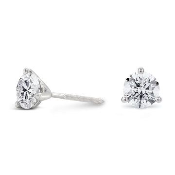 H&SM Jewellery - Earrings - Stud Touch of Gold 14K White Gold 0.25ct Diamond Stud Earrings