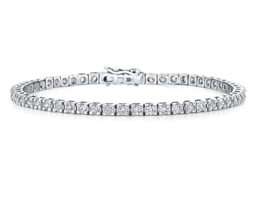 Touch of Gold Jewellery - Bracelet Touch of Gold 14K White Gold 4.66ct Diamond Tennis Bracelet