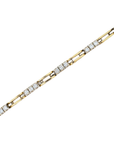 Touch of Gold Jewellery - Bracelet Touch of Gold 14K Yellow and White Gold Diamond Line Bracelet