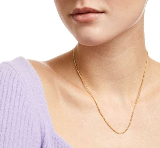 Touch of Gold Jewellery - Necklace Touch of Gold 14K Yellow Gold 2mm 18" Wheat Link Chain