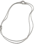 John Hardy Silver Love Knot Convertible Necklace