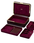 Wolf Designs Accessories - Jewellery Accessories Wolf Bella Bordeaux Medium Jewellery Box