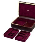 Wolf Designs Accessories - Jewellery Accessories Wolf Bella Bordeaux Medium Jewellery Box
