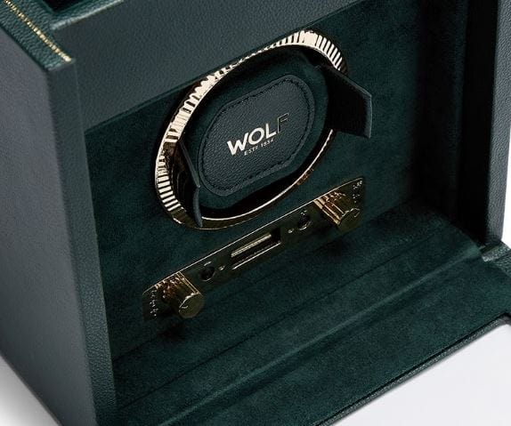 Wolf Designs Accessories - Watch Accessories WOLF BRITISH RACING GREEN SINGLE WINDER