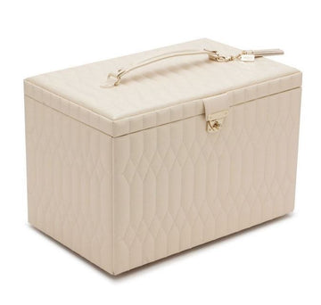 Wolf Designs Accessories - Jewellery Accessories Wolf Ivory Caroline Extra Large Jewellery Case