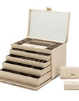 Wolf Designs Accessories - Jewellery Accessories Wolf Ivory Caroline Extra Large Jewellery Case