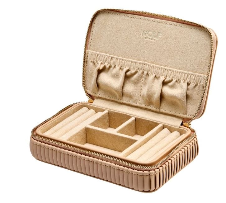 Wolf Designs Accessories - Jewellery Accessories WOLF Mocha Bella Jewellery Zip Case